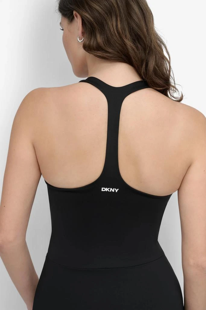 DKNY V-NECK RACERBACK TENNIS DRESS WITH BUILT IN BRA 6