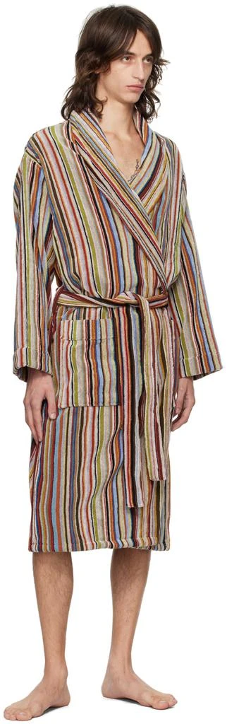 Paul Smith Multicolor Signature Stripe Robe 4