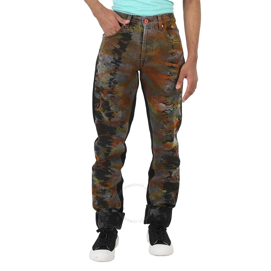 Heron Preston Men's Tie-dye Effect Straight Jeans 1