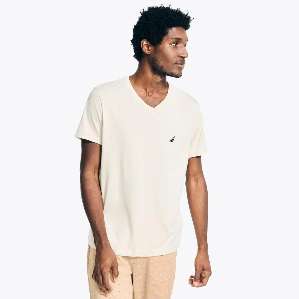 Nautica Heather V-Neck T-Shirt 4