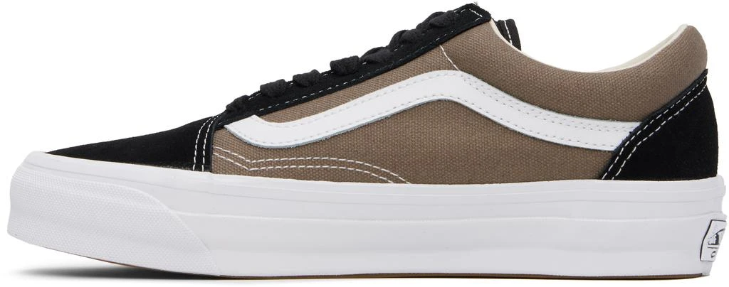 Vans Black 
Taupe Premium Old Skool Sneakers 3