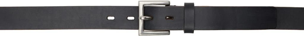 Y's For Men Black Plain Belt 1