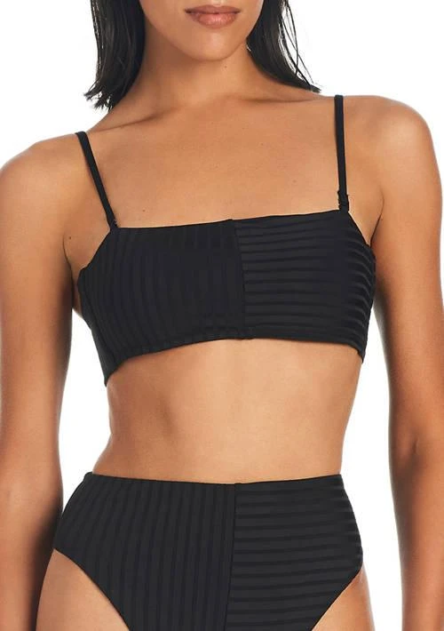 Sanctuary Refresh Rib Bandeau Swim Top 1