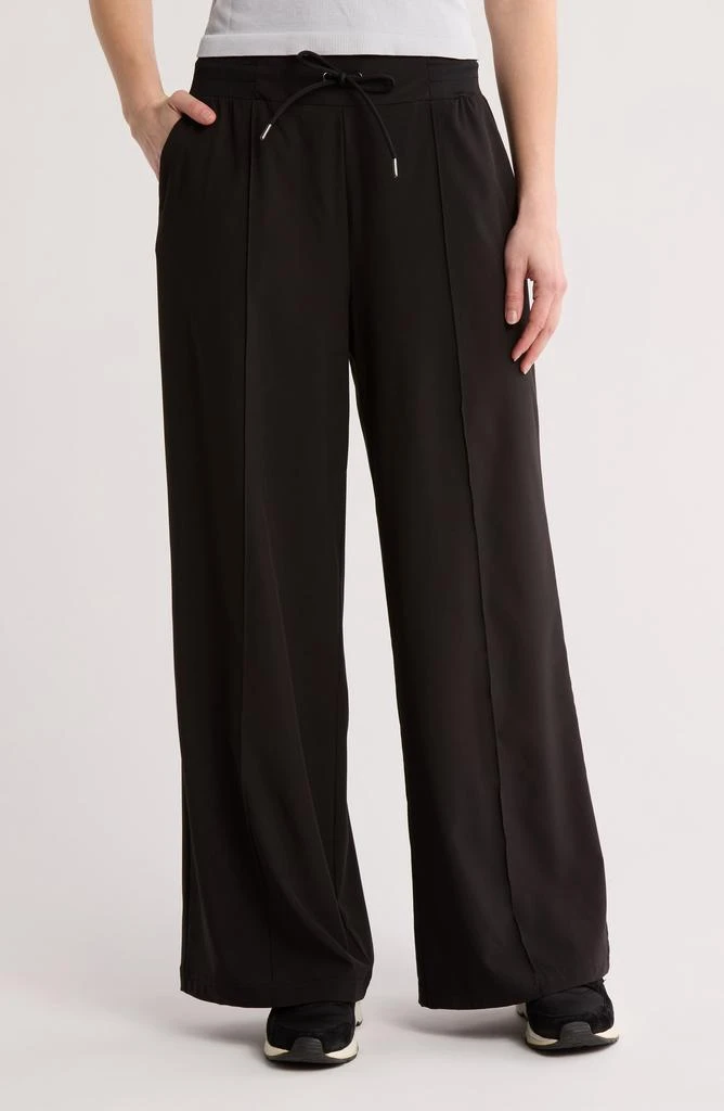 KYODAN Four-Way Stretch Woven Wide Leg Pants 1