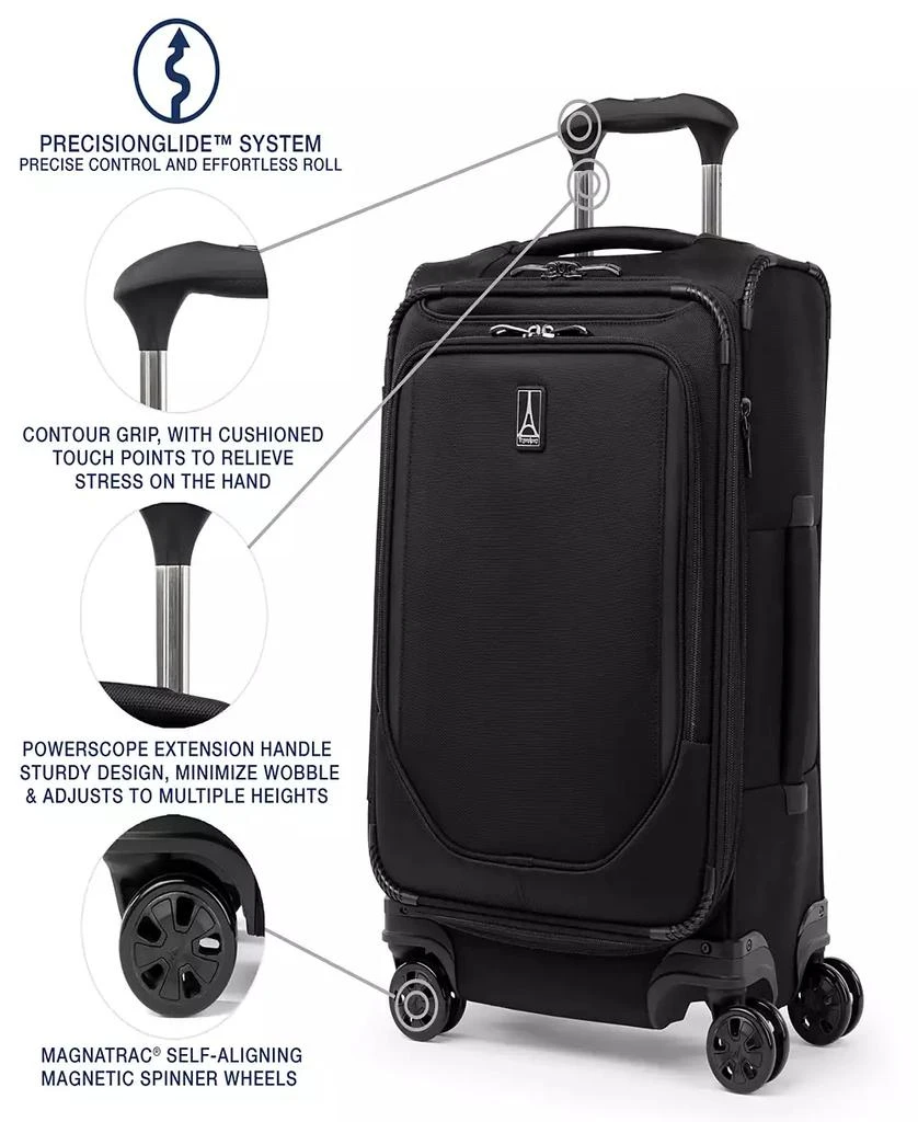 Travelpro Crew Classic Carry-on Expandable Spinner Luggage 4