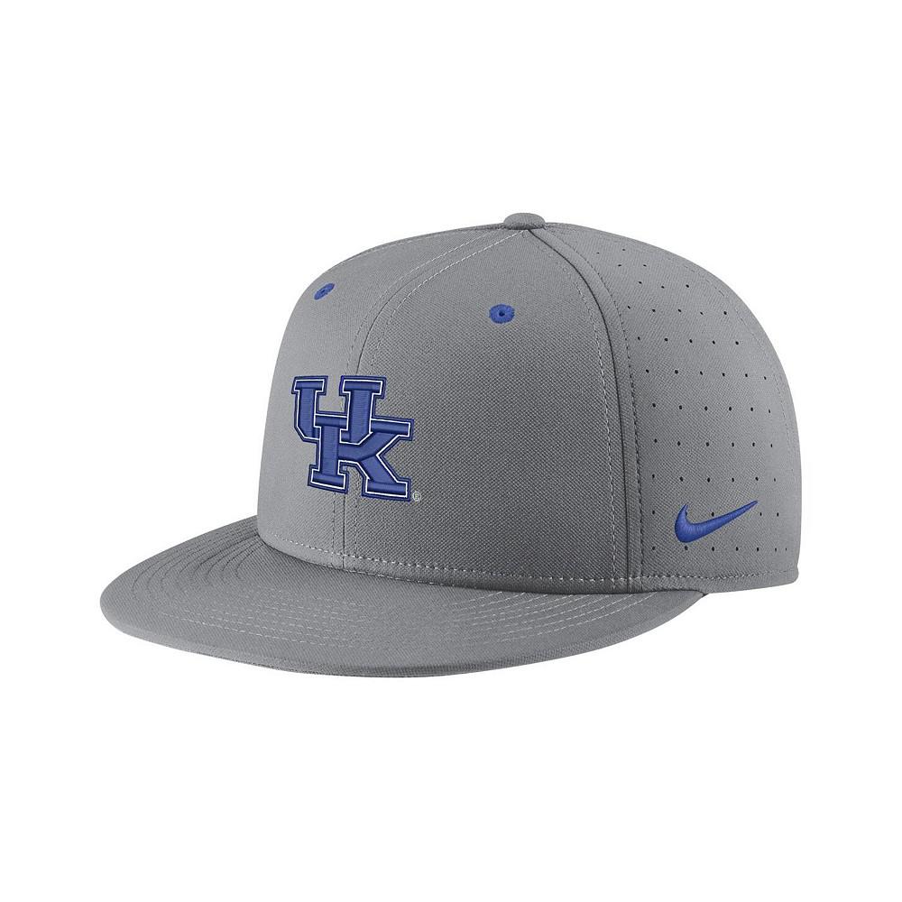 Nike Men's Gray Kentucky Wildcats USA Side Patch True AeroBill Performance Fitted Hat