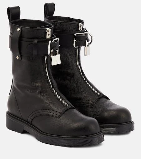 JW Anderson Lock leather ankle boots 1