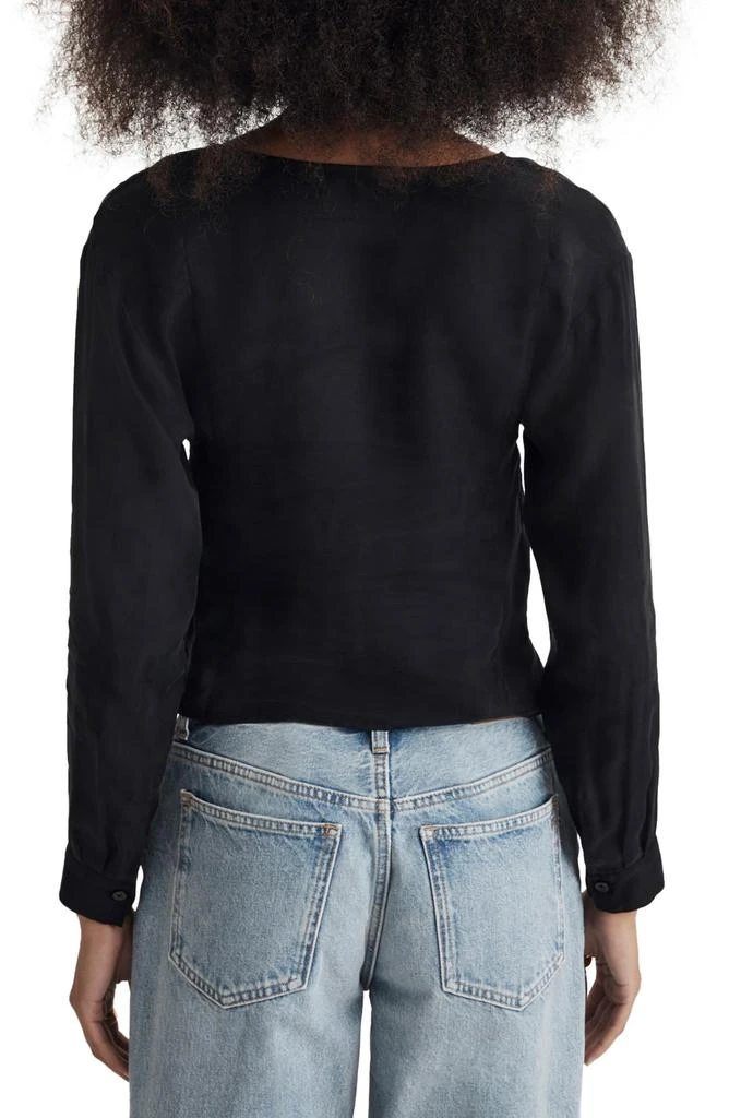 Madewell Brushed Ruched Top 2