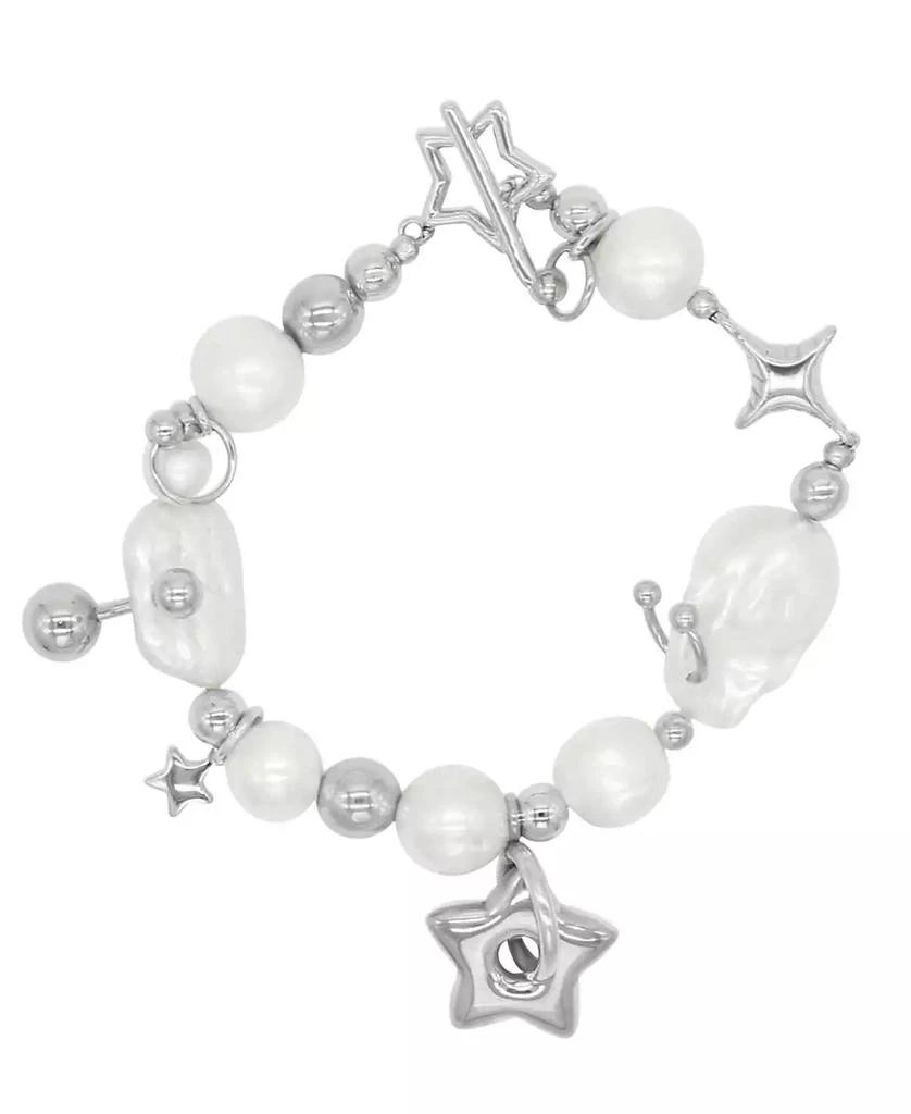 Velvet Luna Baroque Pearl Piercing Bracelet 10"