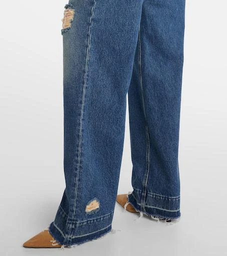 Dolce 
Gabbana Distressed straight jeans 5