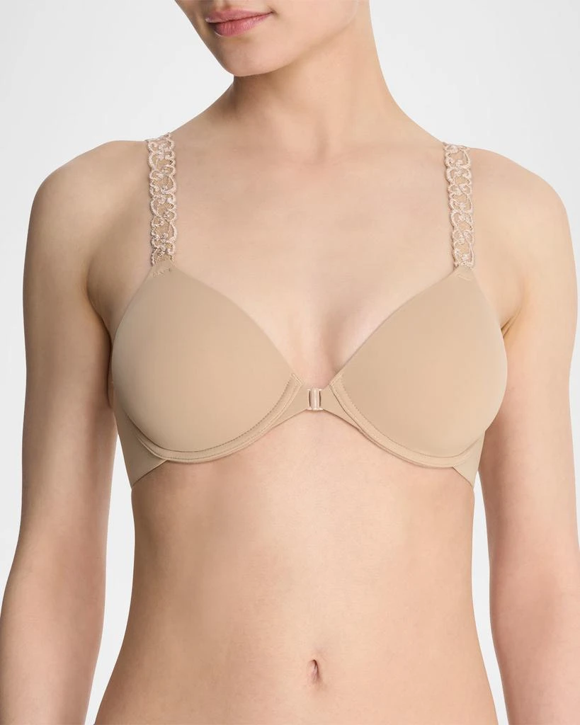 Natori Pure Luxe Convertible Front-Closure Bra 2