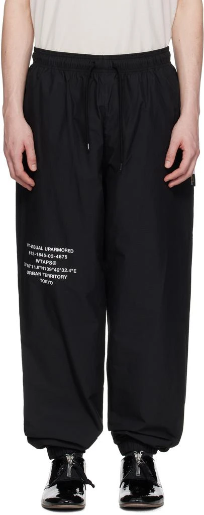 Wtaps Black SPST2002 Lounge Pants 1