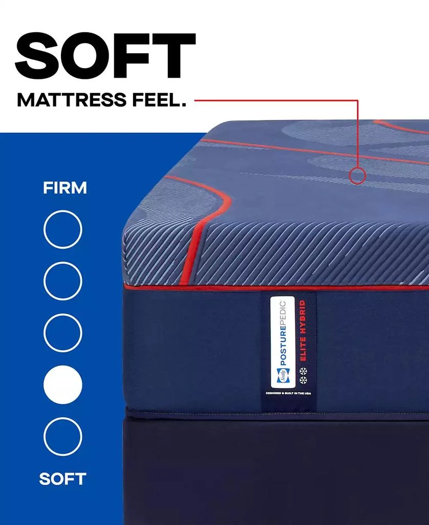 Sealy Posturepedic Elite High Point II 14" Soft Hybrid Tight Top Mattress - 7