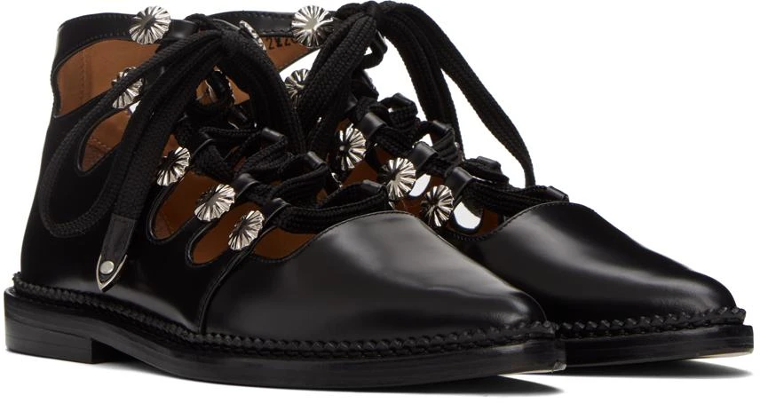 Toga Pulla SSENSE Exclusive Black Lace-Up Shoes 4