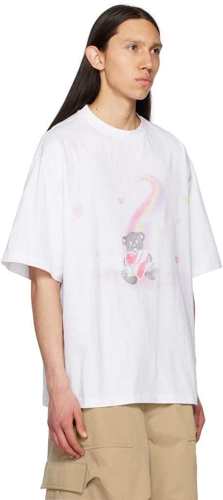 We11done White Teddy Bear T-Shirt 2