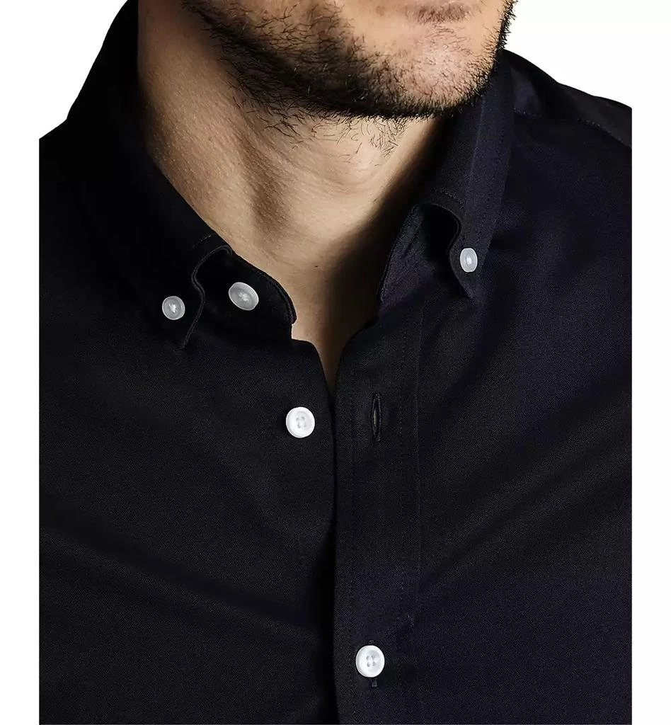 Charles Tyrwhitt Men's Four-Way Stretch Jersey Button Down Shirt 2