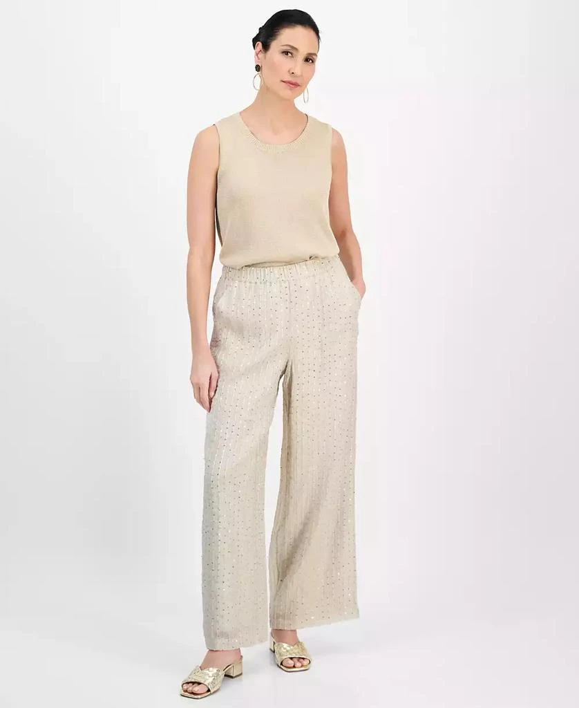 Jm Collection Macys Wide Leg Cropped Pants Jm Collection Women's