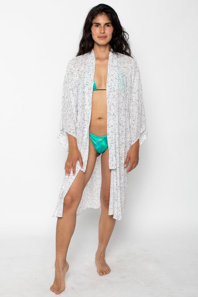 Los Angeles Apparel RPR01 - Printed Rayon Kimono Robe