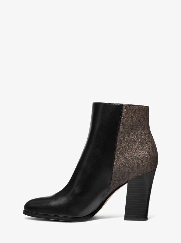 Michael Kors Britt Signature Logo Trim Ankle Boot 3