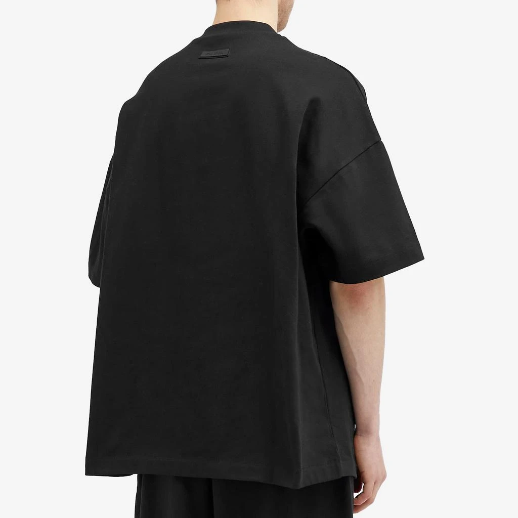 Essentials Fear of God ESSENTIALS Spring Printed Logo T-Shirt - Jet Black 3
