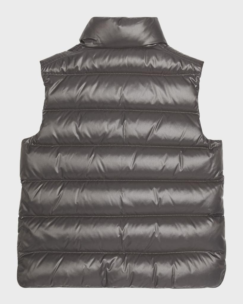 Moncler Boy's Tib Logo Quilted Vest, Size 8-14