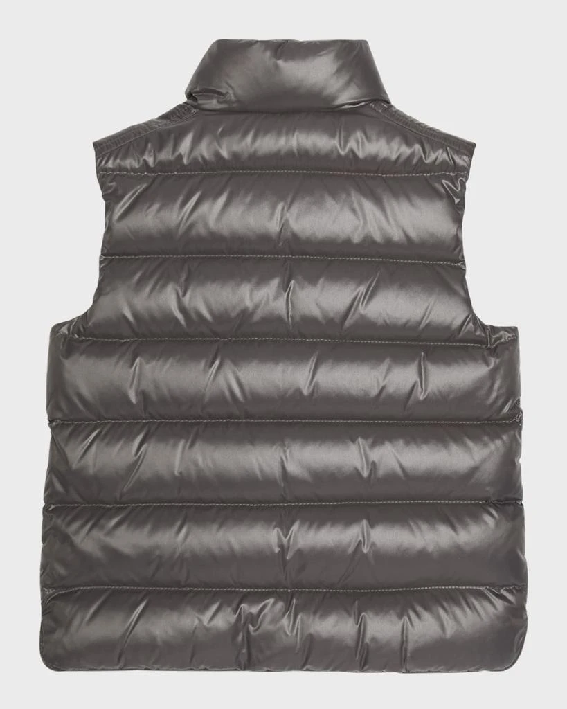 Moncler Boy's Tib Logo Quilted Vest, Size 8-14 2