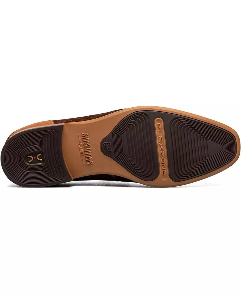 Stacy Adams Men's Brinkley Moc Toe Metal Bit Slip On Shoe 7