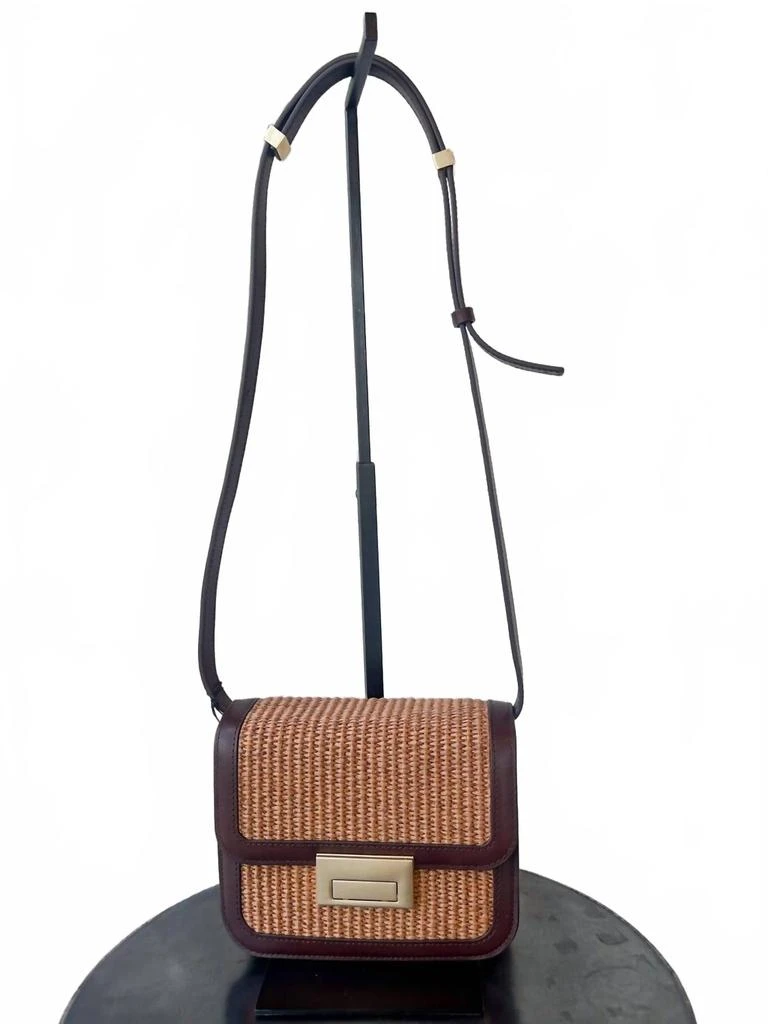 Loeffler Randall Desi Crossbody With Lock Hardware In Espresso 2