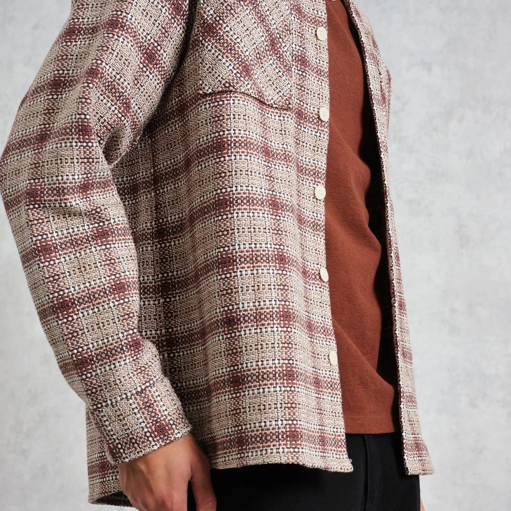 Wax London Whiting Checked Cotton-Blend Overshirt 3