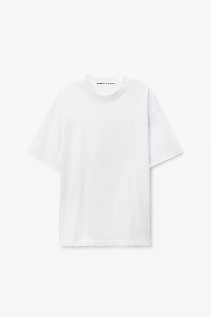 Alexander Wang White Cotton Logo T-Shirt 2