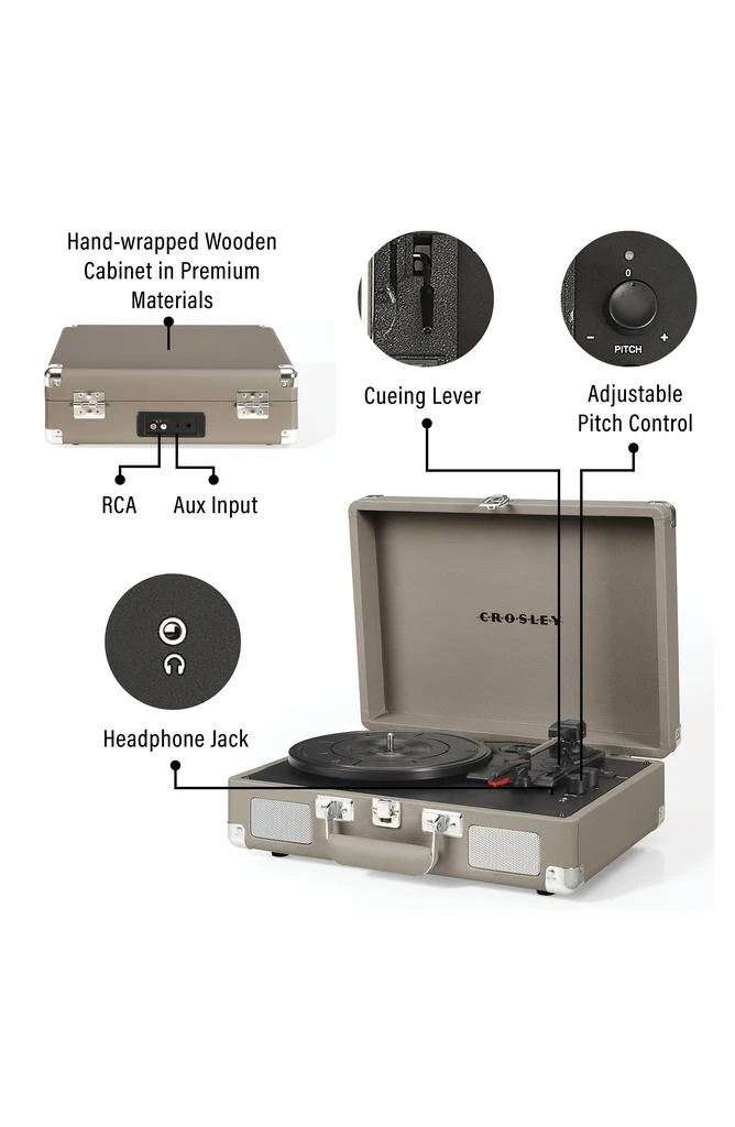 Crosley Cruiser Plus Record Player 10