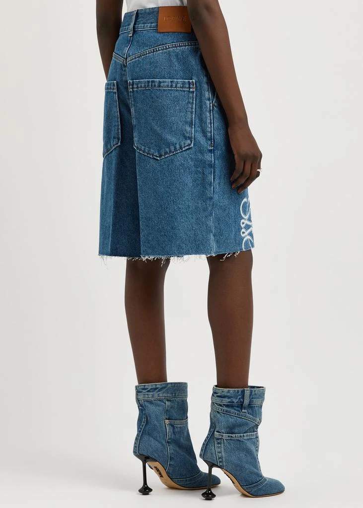 Loewe Anagram denim shorts 3