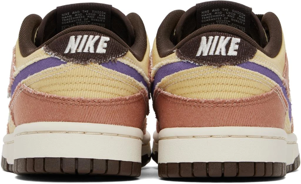 NIKE Tan & Beige Dunk Low Retro SE Sneakers 2
