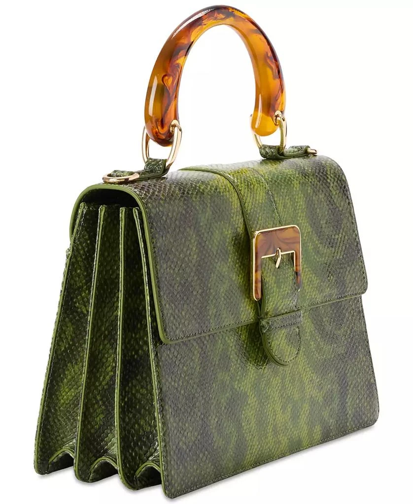 Brahmin Hallie Fern Cassatt Small Leather Satchel 3