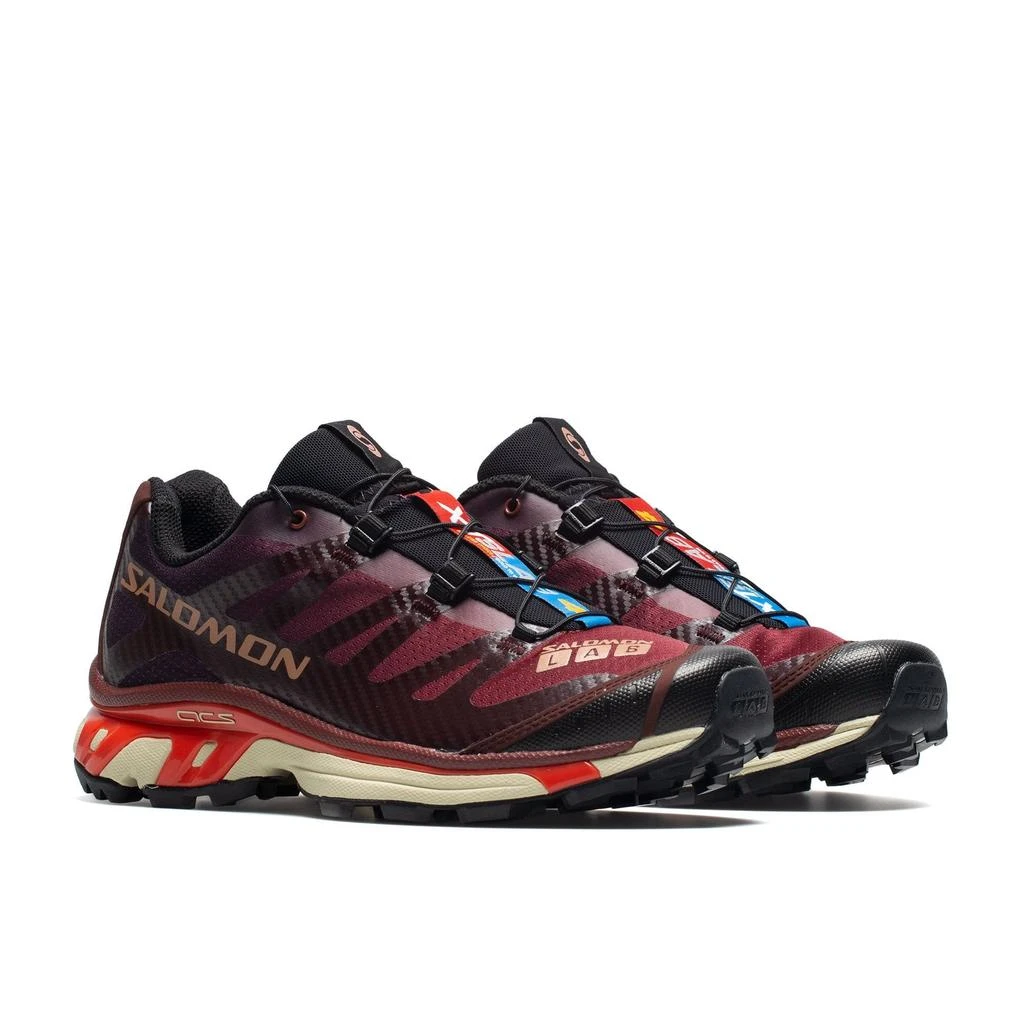 Salomon Lab XT-4 Sneakers (Bitter Chocolate/Mocha Mousse/Fiery Red) 2