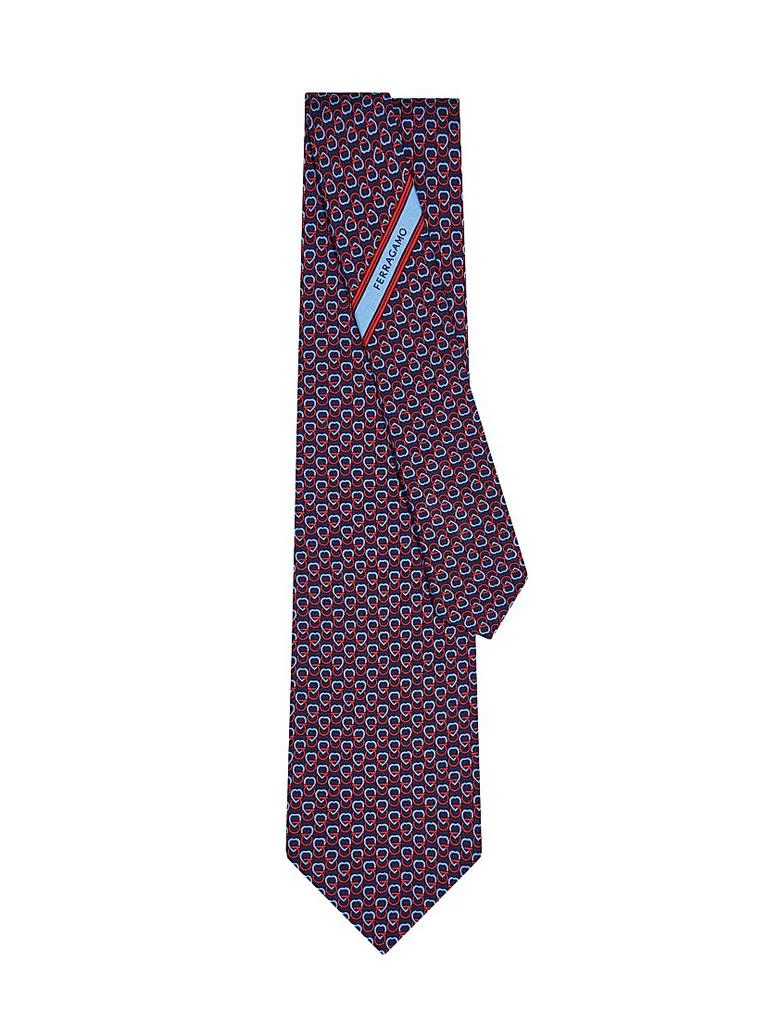Salvatore Ferragamo Gancio Heart Silk Tie 3