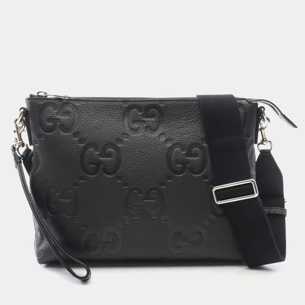 Gucci Leather Jumbo GG Messenger Bag - Shoulder Bags
