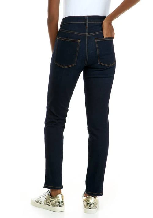 Crown & Ivy™ Ivy Womens Mid Rise Straight Jeans 2
