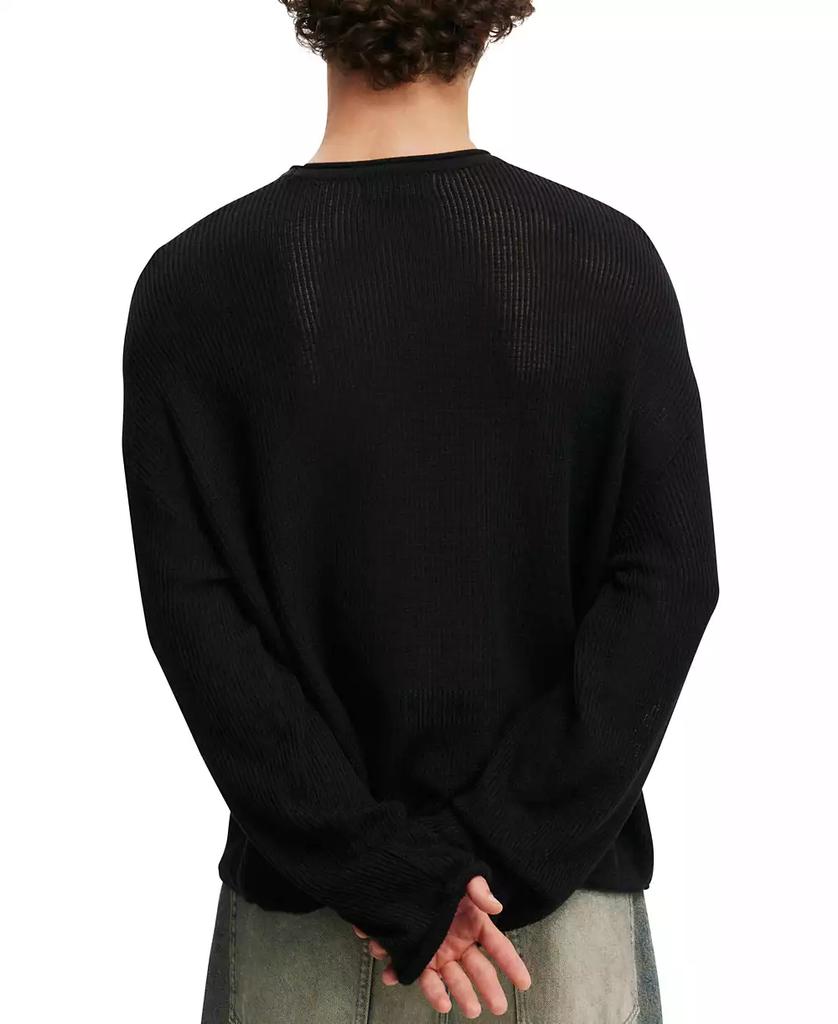 Cotton On Men's Relaxed Summer Knit Sweater