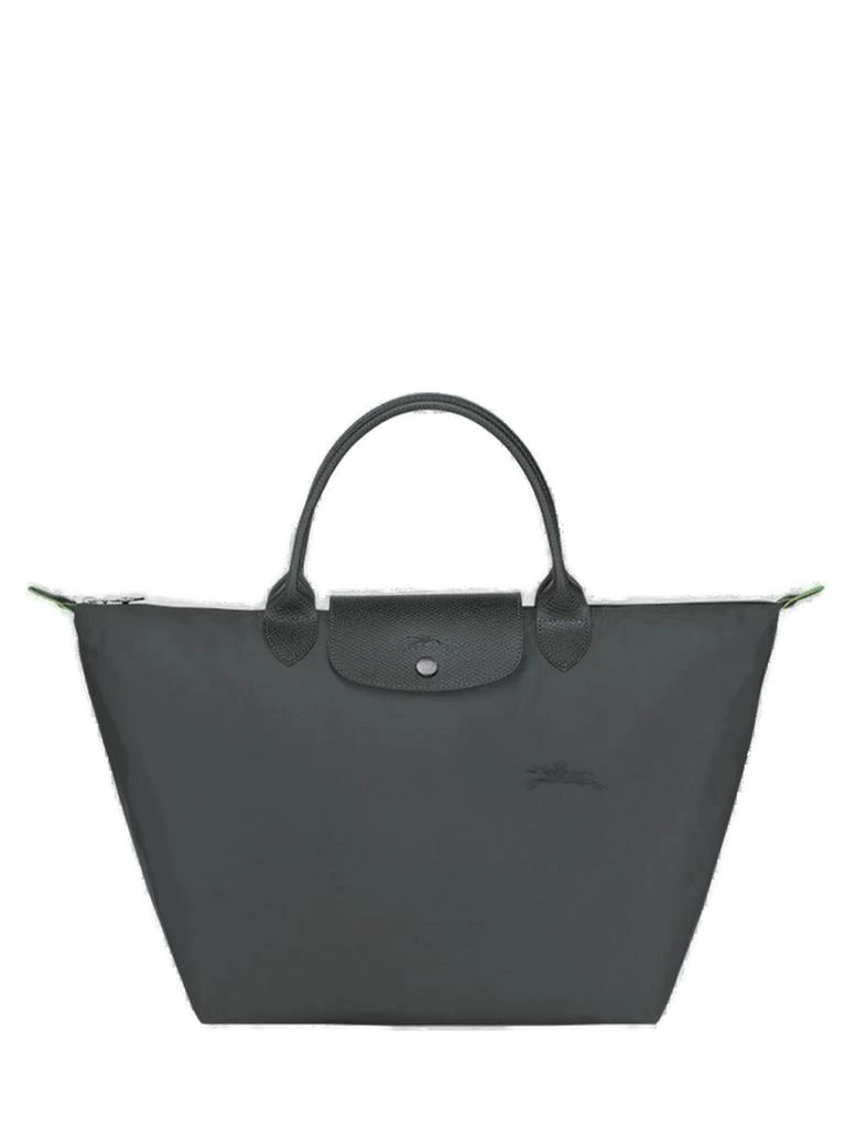 Longchamp Le Pliage Logo Embroidered Medium Tote Bag 1