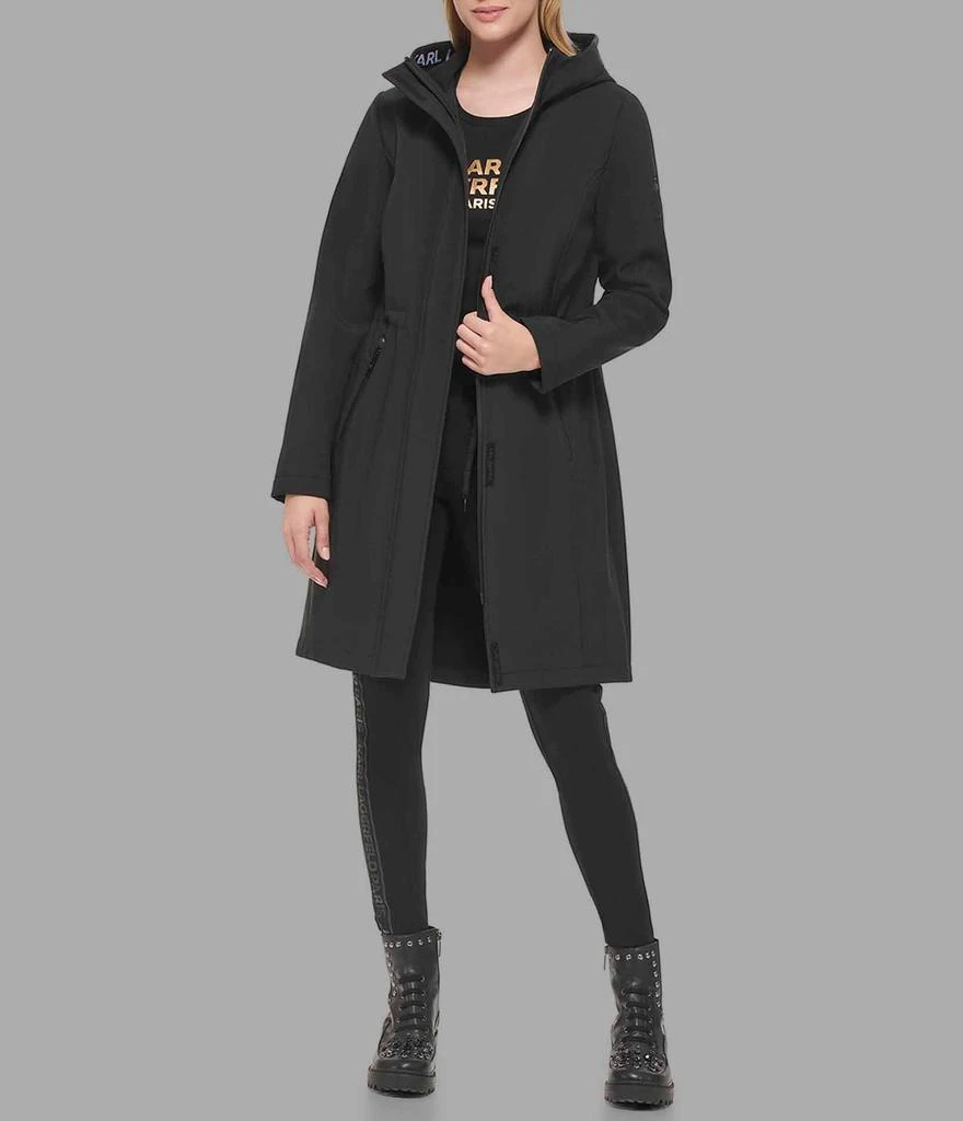 Karl Lagerfeld Paris BONDED TECH ANORAK WITH HOOD 6