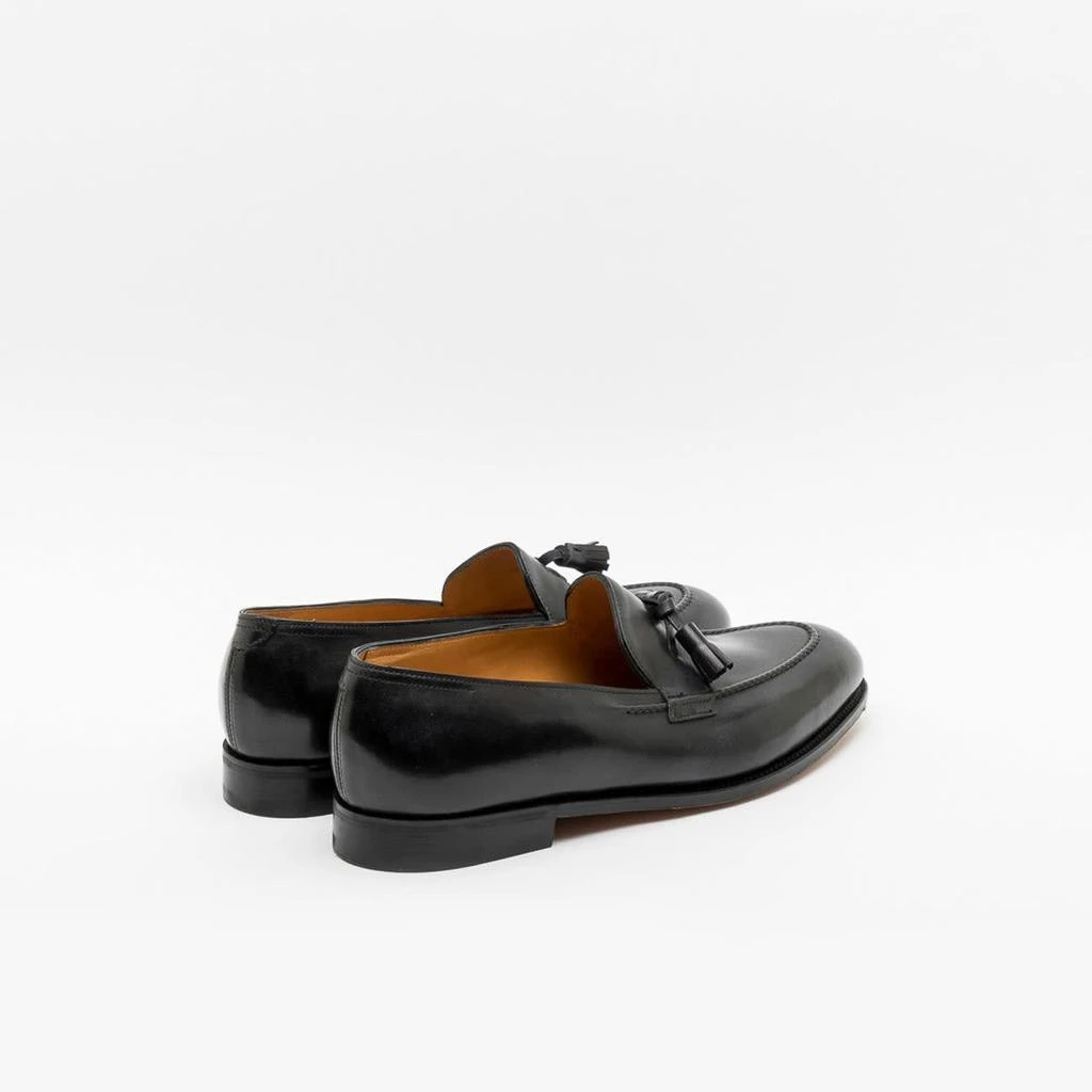 John Lobb Callington Black Museum Calf Tassel Loafer 3
