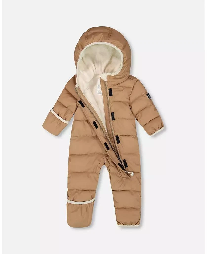 Deux par Deux Baby Unisex One-Piece Baby Cloud Compressible Snowsuit Designed for Car Seat Chanterelle - Baby 2