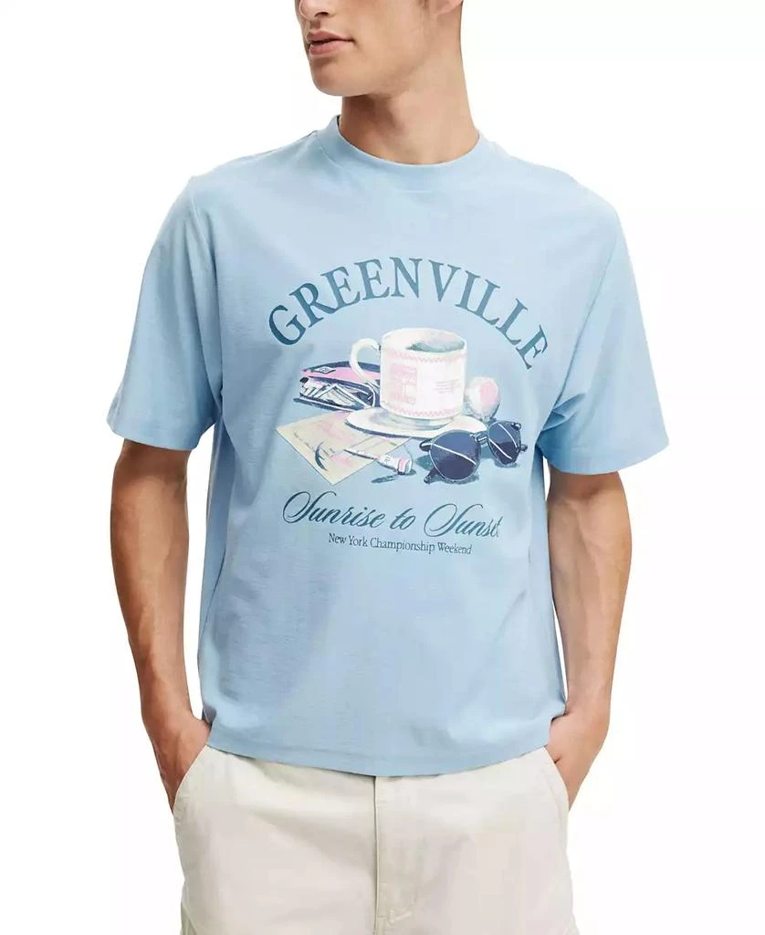 Cotton On Men's Cropped Graphic T-Shirt 1