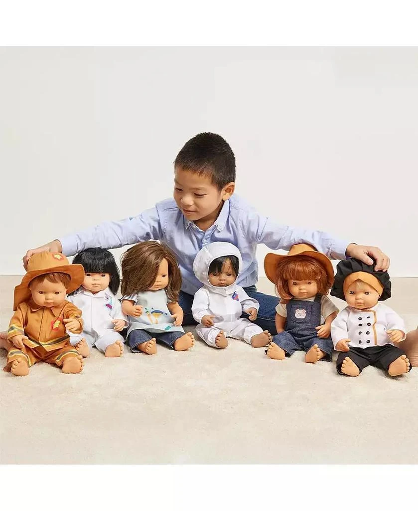 MINILAND Careers Collection - Farmer Doll Outfit with Overalls
Hat for 15" Baby Dolls 4