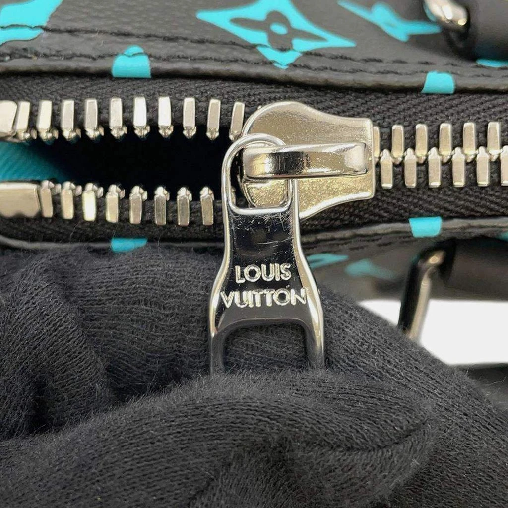 Louis Vuitton Louis Vuitton Keepall Noir/Blue Monogram Playground Size 25 4