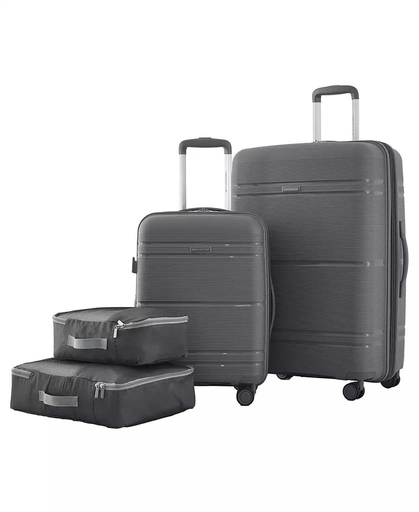 Travelers Club Gwen 4 Piece Hardside Luggage Set 1