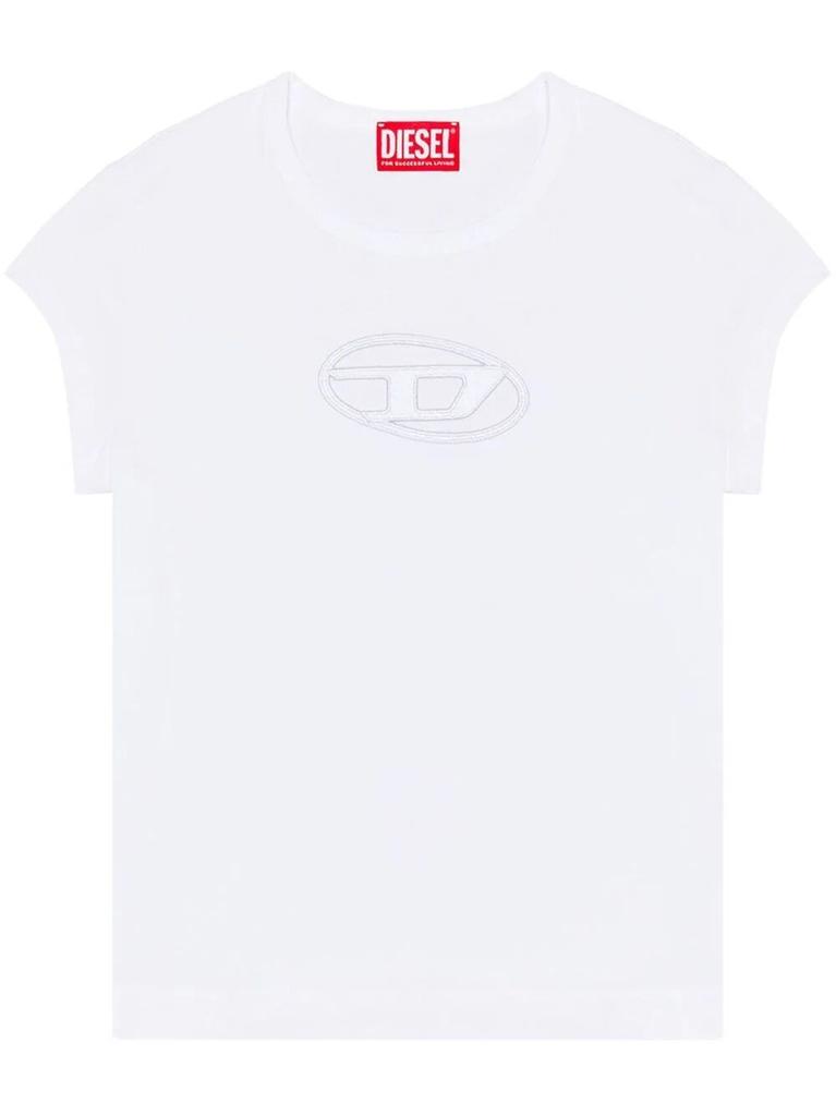 トップス DIESEL T-Angie Peekaboo Logo T-Shirt Amazon.com: T-ANGIE T-shirt with peekaboo logo : Clothing