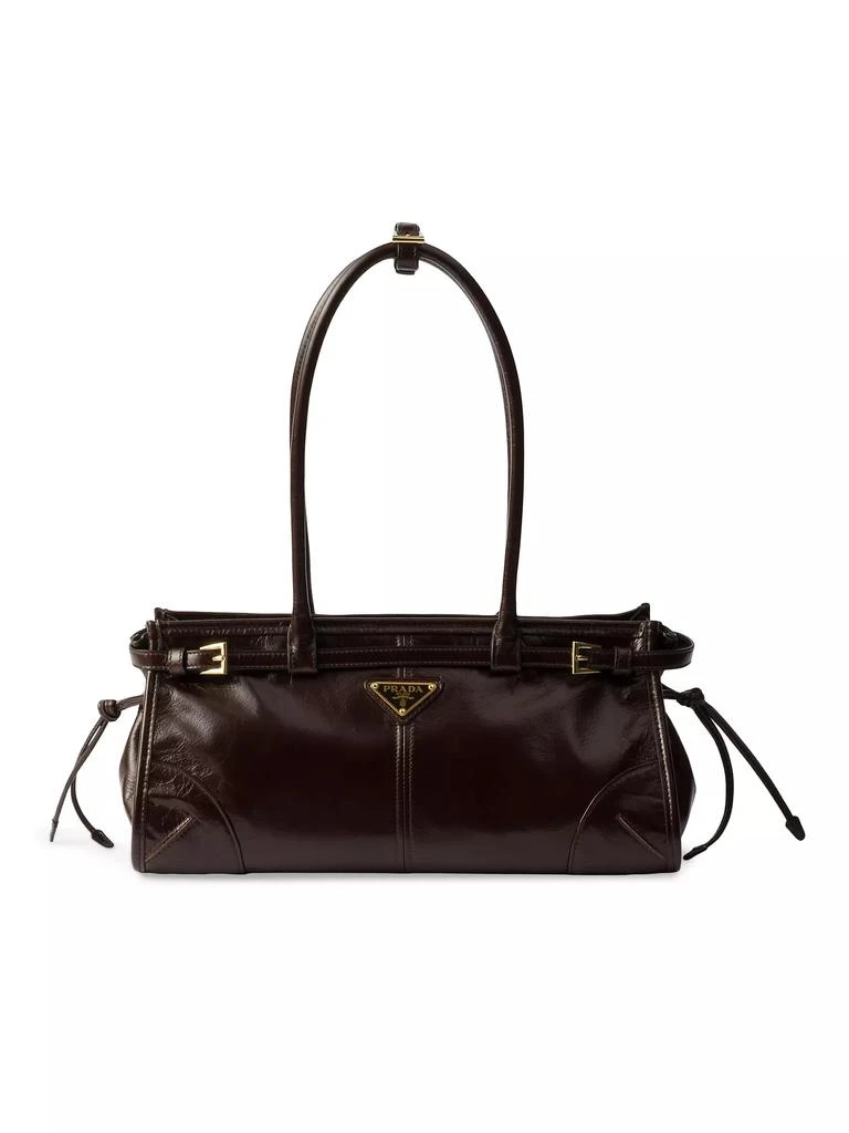 Prada Bonnie Medium Leather Top Handbag 1