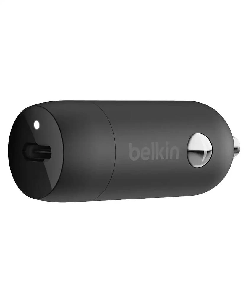 Belkin BoostCharge 20W USB-C PD Car Charger and USB-C to Apple Lightning Cable 3